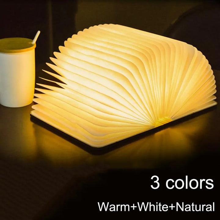 3 Colors LED Book Lamp